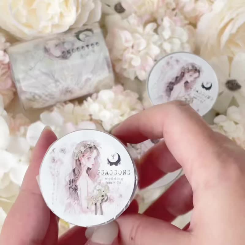 Wedding  PET Tape - 紙膠帶/和紙/PET - 其他材質