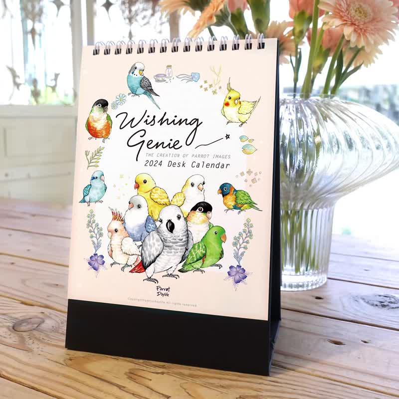 2023文博會新品 / 2024鸚鵡系列桌曆商品 - 日曆/月曆/年曆 - 紙
