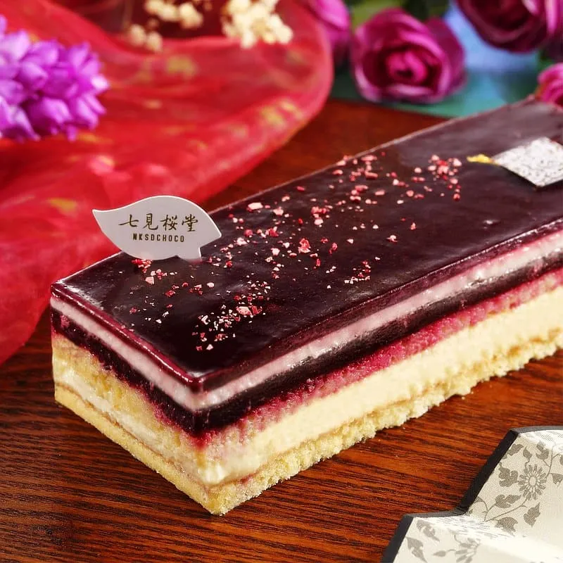 母親節蛋糕推薦：七見櫻堂黑莓白巧起司蛋糕