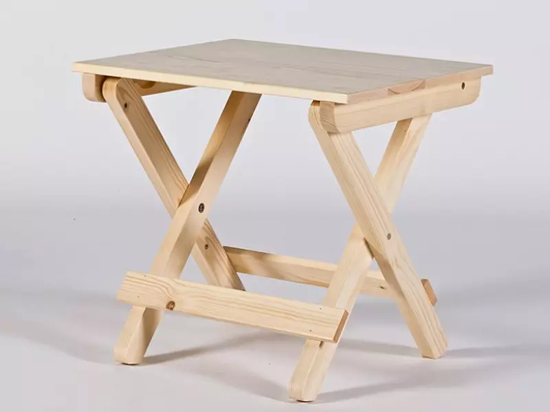 雲杉實木摺疊桌