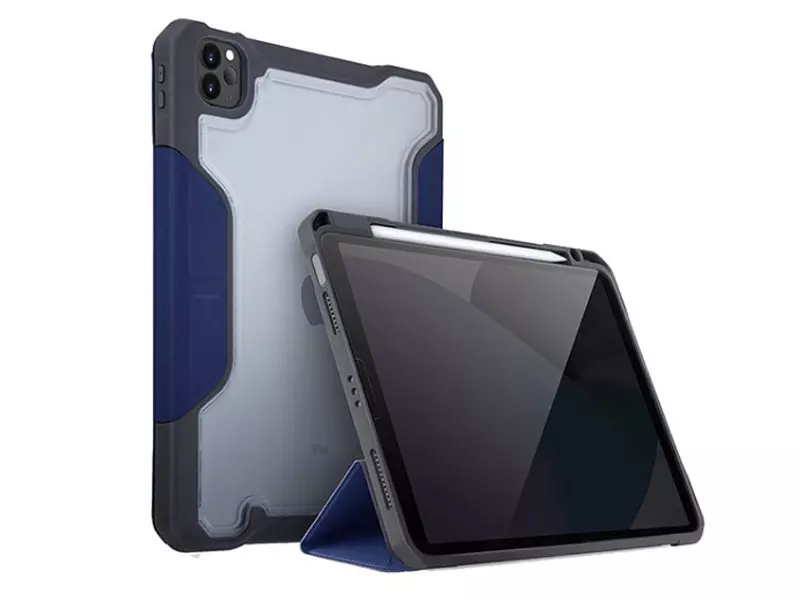 iPad Pro 11 吋 3 代 Trexa 抗菌磁吸帶筆槽平板保護套