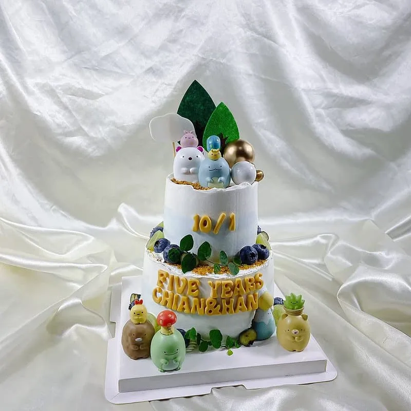 寶寶蛋糕：GJ.cake 角落生物滿周歲生日蛋糕