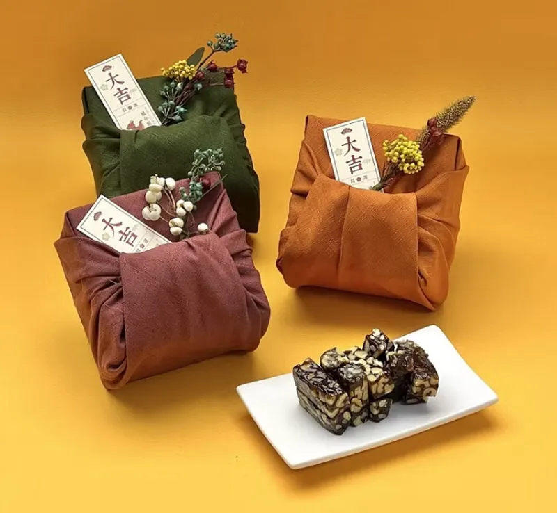 中秋節由來 風葉鳥 祈福花插風呂敷月光寶盒 A 款 - 頂級低糖南棗核桃 10 入