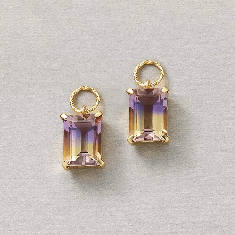 紫黃晶功效 TAKE-UP JEWELRY 10K黃金紫黃晶墜飾
