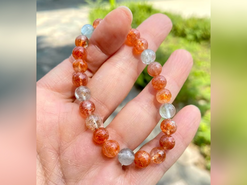 阿魯沙功效 波卡圓點與小月光 金太陽阿魯沙綠柱石手串