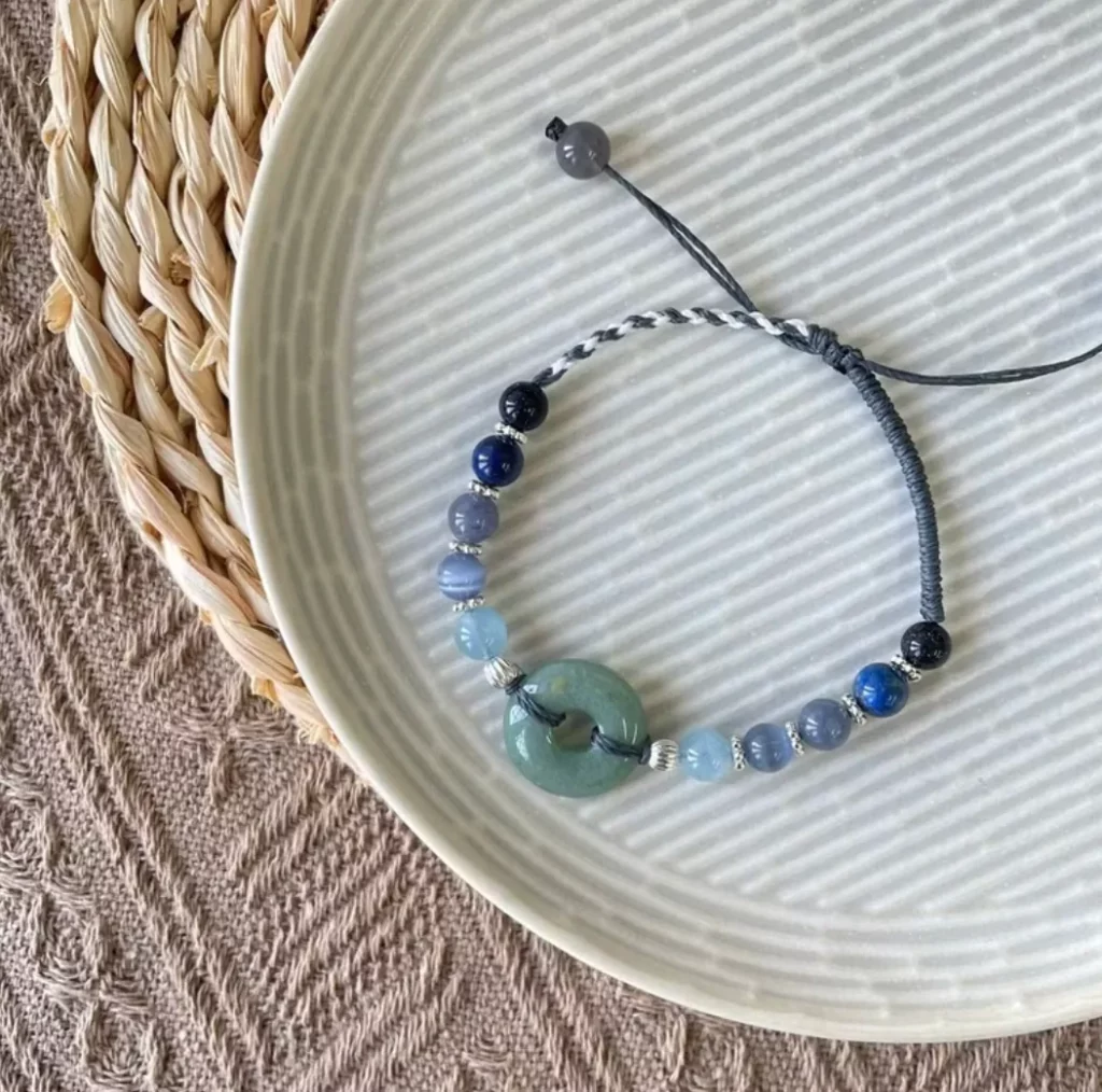 拜土地公:Opeyemi手作所好運平安扣編織手鍊