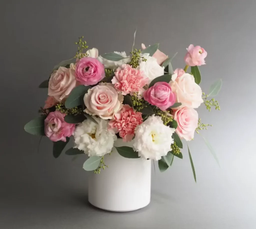 過年拜拜:wheresflower氣質優雅層次粉色系盆花