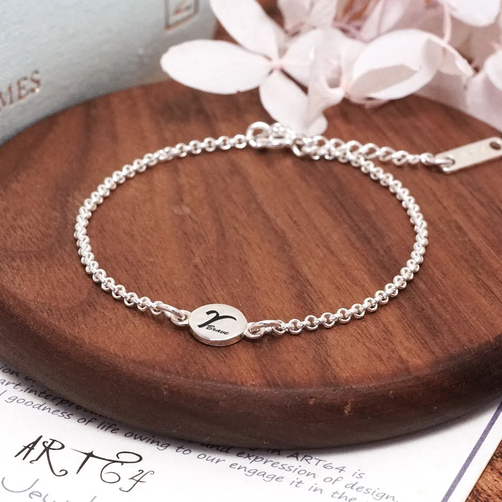 火象星座特質:ART64六四設計銀飾 牡羊座祝福手鍊 925純銀