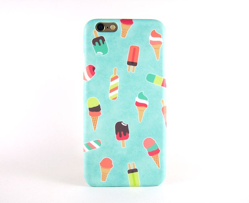 Ice Cream iPhone case 手機殼 เคสมือถือไอติม - เคส/ซองมือถือ - พลาสติก สีเขียว