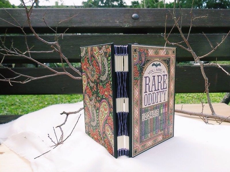 Miss French crocodile ﹝ ﹞ weird wind handmade wire-bound book - สมุดบันทึก/สมุดปฏิทิน - กระดาษ 