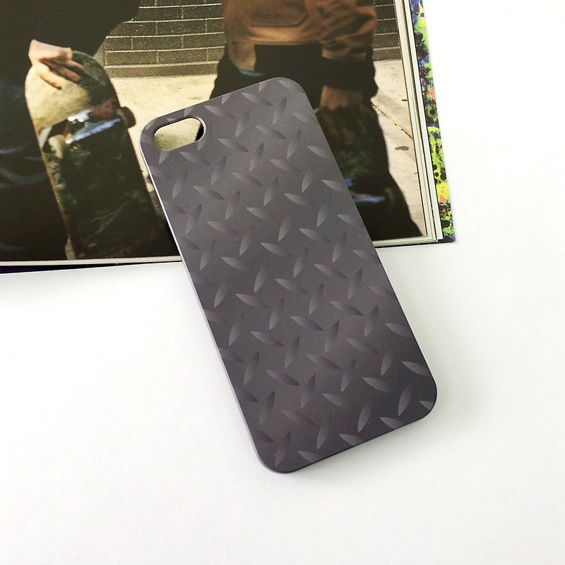 Steel Plate Pattern Print Soft / Hard Case for iPhone X,  iPhone 8,  iPhone 8 Plus, iPhone 7 case, iPhone 7 Plus case, iPhone 6/6S, iPhone 6/6S Plus, Samsung Galaxy Note 7 case, Note 5 case, S7 Edge case, S7 case - Other - Plastic 
