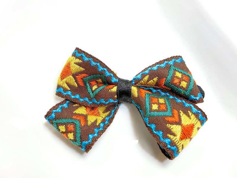 Color geometric ethnic style warrior woman hairpin -M03031-1 - Hair Accessories - Other Materials 