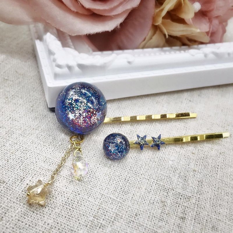Space Hairpin - Hair Accessories - Glass 