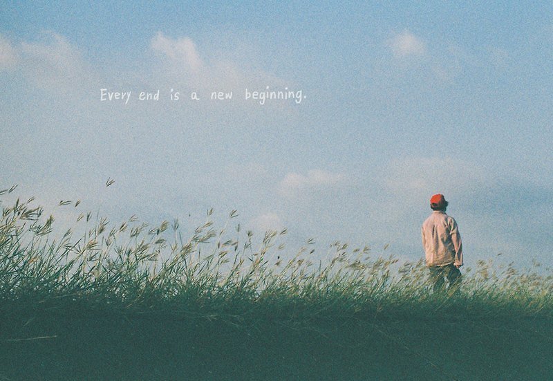 Every end is a new beginning / Magai's postcard - การ์ด/โปสการ์ด - กระดาษ 