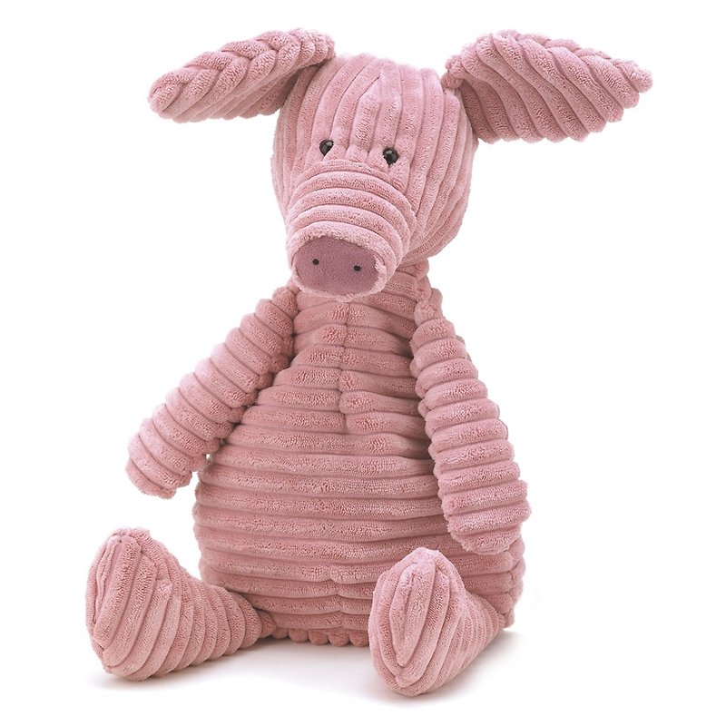 Jellycatコーディーロイ貯金箱豚ラフアウトライン41センチメートル[プレオーダー] - 人形・フィギュア - その他の素材 ピンク