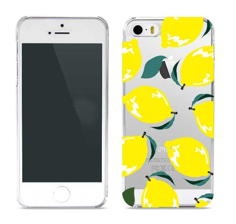 女孩寓所 :: wiggle wiggle  x iphone 5/5s 透明手機殼-檸檬 - 手機殼/手機套 - 塑膠 黃色
