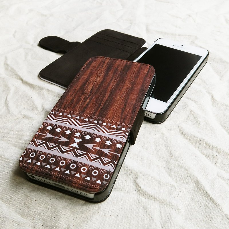 OneLittleForest - Original Mobile Case - iPhone 5, iPhone 5c, iPhone 4- ethnic patterns - Phone Cases - Other Materials Brown