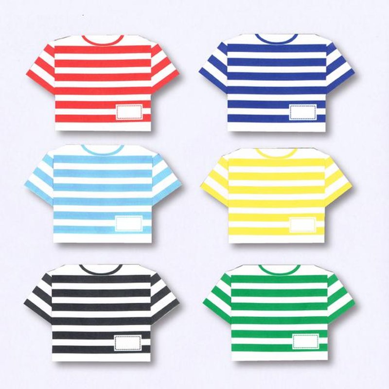 おりがみ　おてがみタイプ　Tシャツセット - 其他 - 紙 多色