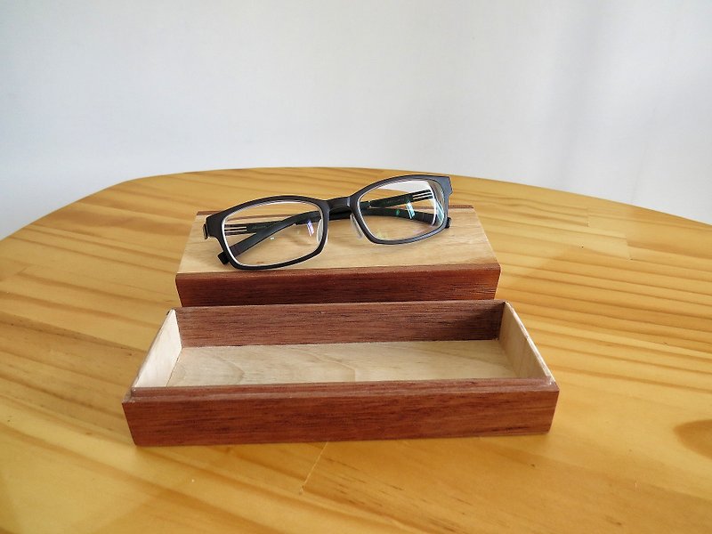 HO MOOD中国語学習シリーズ - 東坡メガネボックス - 眼鏡・フレーム - 木製 ブラウン