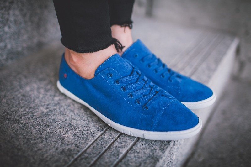 FYE- OPALE Stone  LAPIS LAZULI   ULTRASUEDE and Eco-friendly shoes for WOMEN---Comfort & Lifestyle - รองเท้าลำลองผู้หญิง - วัสดุอื่นๆ สีน้ำเงิน