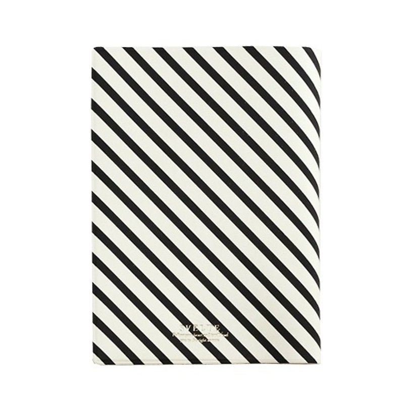 日本 [LABCLIP] Svelteシリーズ ブックカバー/ブラック - ノート・手帳 - プラスチック ブラック