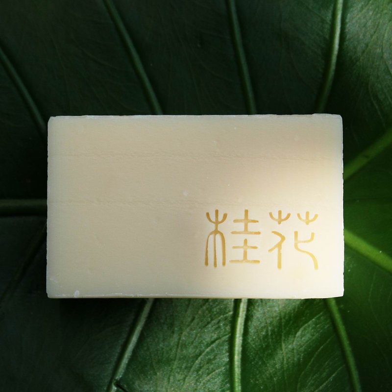 【Monka Soap】Osmanthus Soap-Mature Skin/Gentle Cleansing/Moisturizing/Handmade Soap - Facial Cleansers & Makeup Removers - Other Materials Yellow