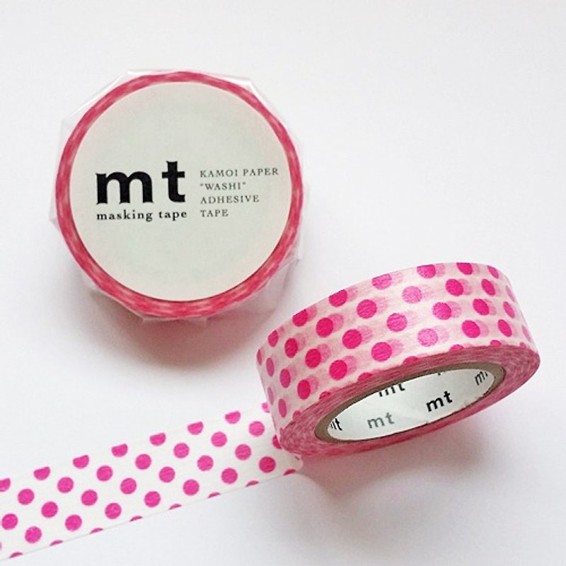 mt and paper tape Deco [Shuiyu little - pink (MT01D229)] - Washi Tape - Paper Pink