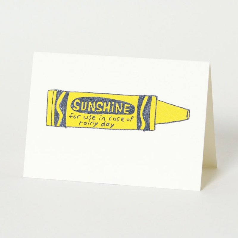 Sunshine Card - Cards & Postcards - Paper Yellow