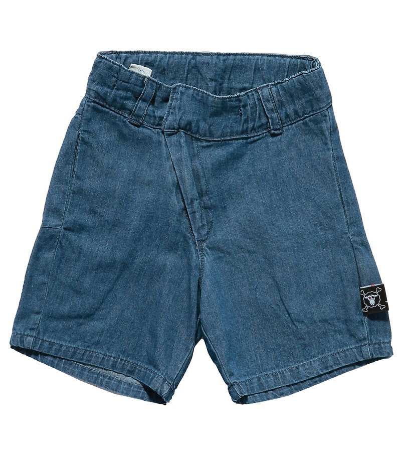 2015 spring and summer NUNUNU Diagonal cotton cotton shorts - อื่นๆ - ผ้าฝ้าย/ผ้าลินิน สีดำ
