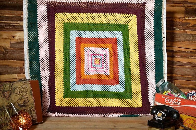 ポップスタイル手織り絨毯 - 毛布・かけ布団 - その他の素材 多色