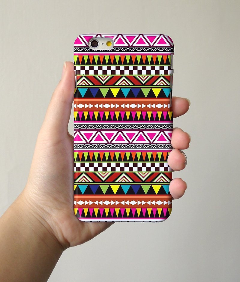 Colour Navajo Tribal Pattern 34 3D Full Wrap Phone Case, available for  iPhone 7, iPhone 7 Plus, iPhone 6s, iPhone 6s Plus, iPhone 5/5s, iPhone 5c, iPhone 4/4s, Samsung Galaxy S7, S7 Edge, S6 Edge Plus, S6, S6 Edge, S5 S4 S3  Samsung Galaxy Note 5, Note 4, - Phone Cases - Plastic 