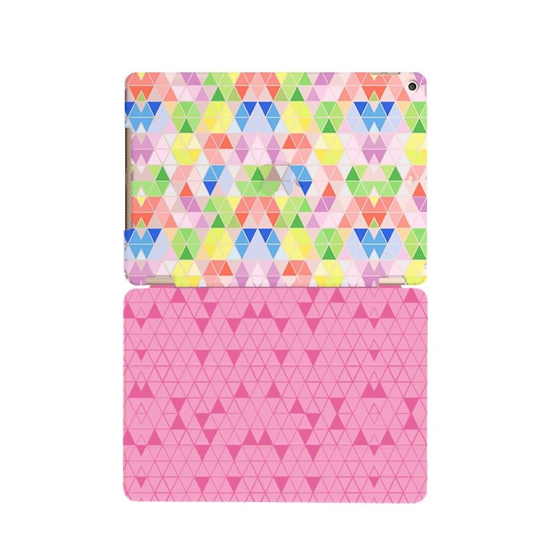 Reversal GO-365 good day series - nostalgic time [] "iPad Mini" Crystal Case + Smart Cover (magnetic pole) - Tablet & Laptop Cases - Plastic Pink