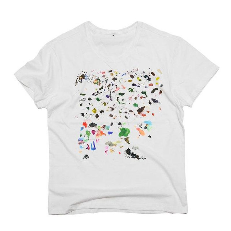 Tcollector interesting design T-shirt palette - Men's T-Shirts & Tops - Cotton & Hemp White
