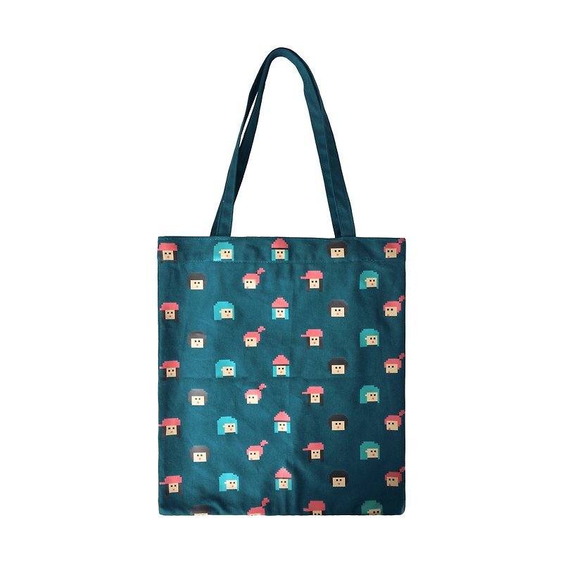KIITOS shoulder bag - Pixel Girl models - กระเป๋าแมสเซนเจอร์ - กระดาษ สีเขียว
