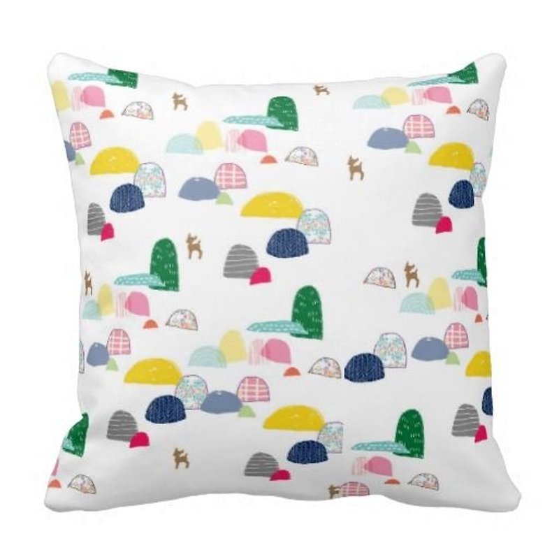 Fawn and the hills-Australian original pillowcase - Pillows & Cushions - Other Materials Multicolor