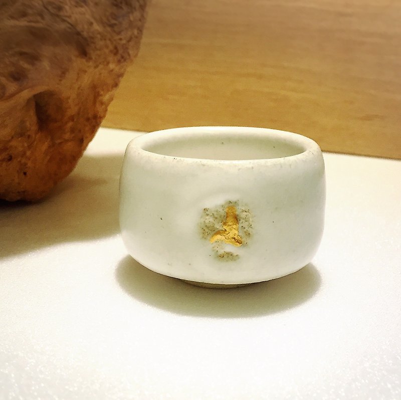 Mr. Zhong Zong's Golden White Cup D - Teapots & Teacups - Other Materials 