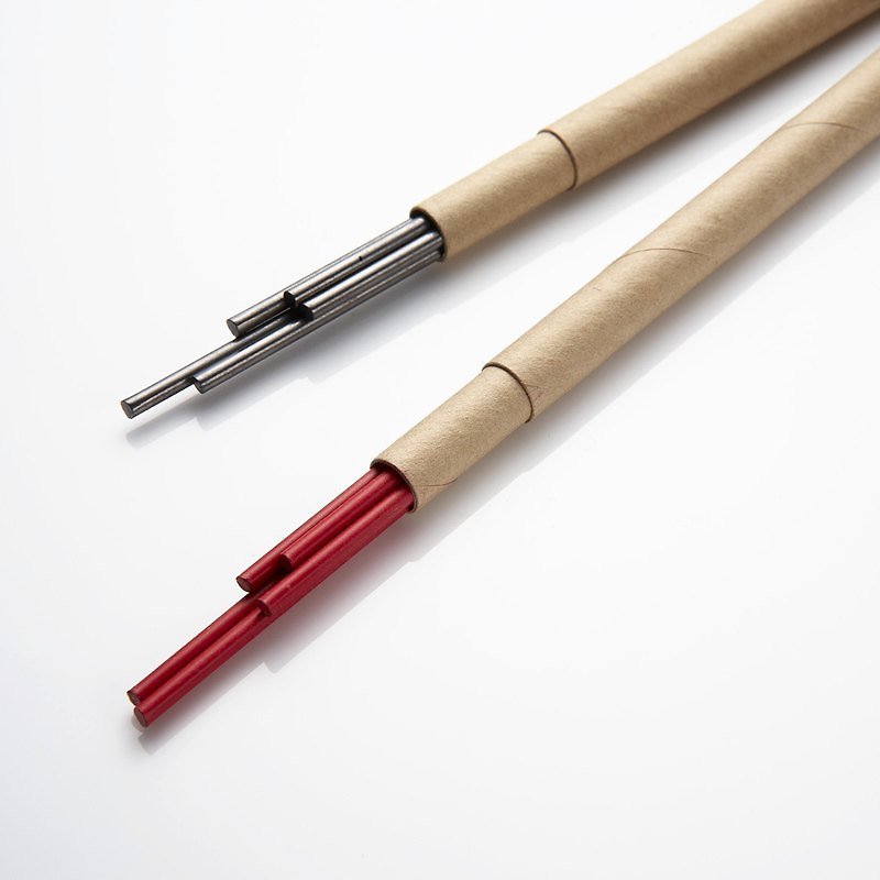 日本北星 大人的鉛筆 紅色2mm B筆芯5支裝 - 其他書寫用具 - 其他材質 