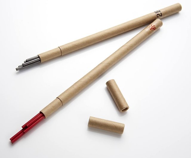 日本北星大人的鉛筆紅色2mm B筆芯5支裝 設計館kitaboshi Pencil 其他書寫用具 Pinkoi