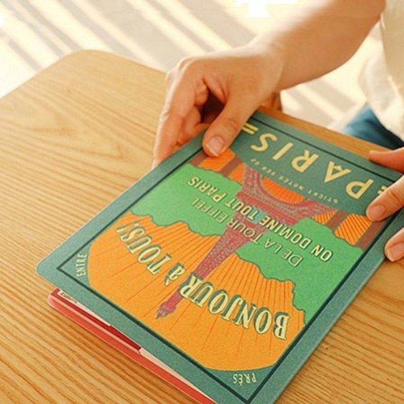 デッサンは7321から05260まで、ロマンティックなパリVer.2- 7321デザインメモスティッキーマニュアルをxは - 付箋・ポストイット - 紙 多色