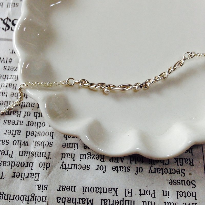 Forest Necklace - Bracelets - Sterling Silver Gray