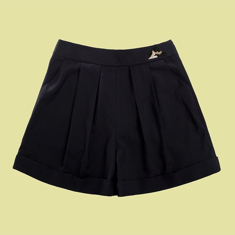 MSKOOK skirts wide leg pants - black - Women's Pants - Other Materials Black