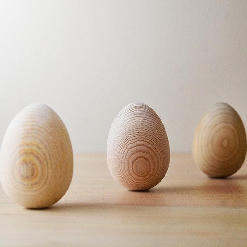 Aromatic Wooden Egg、Handmade、Massager - อื่นๆ - ไม้ สีทอง