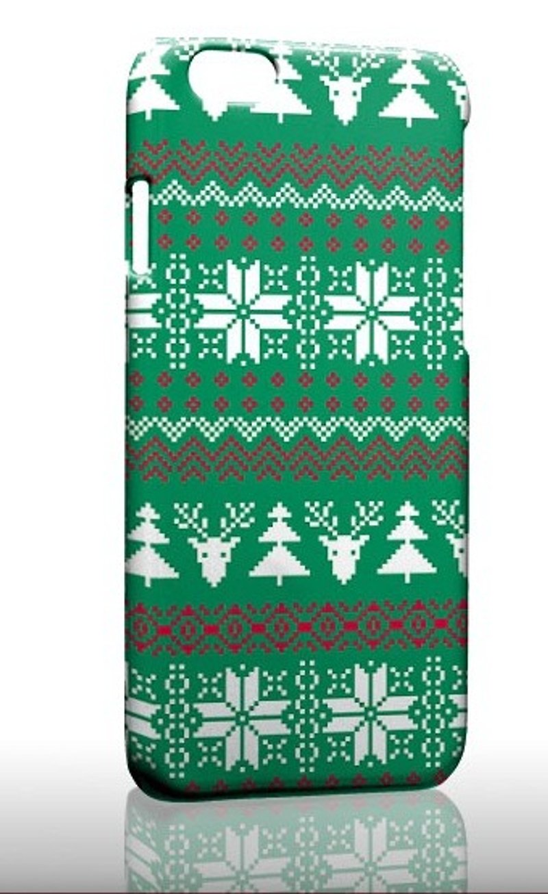 Christmas deer pattern custom Samsung S5 S6 S7 note4 note5 iPhone 5 5s 6 6s 6 plus 7 7 plus ASUS HTC m9 Sony LG g4 g5 v10 phone shell mobile phone sets phone shell phonecase - เคส/ซองมือถือ - พลาสติก สีเขียว