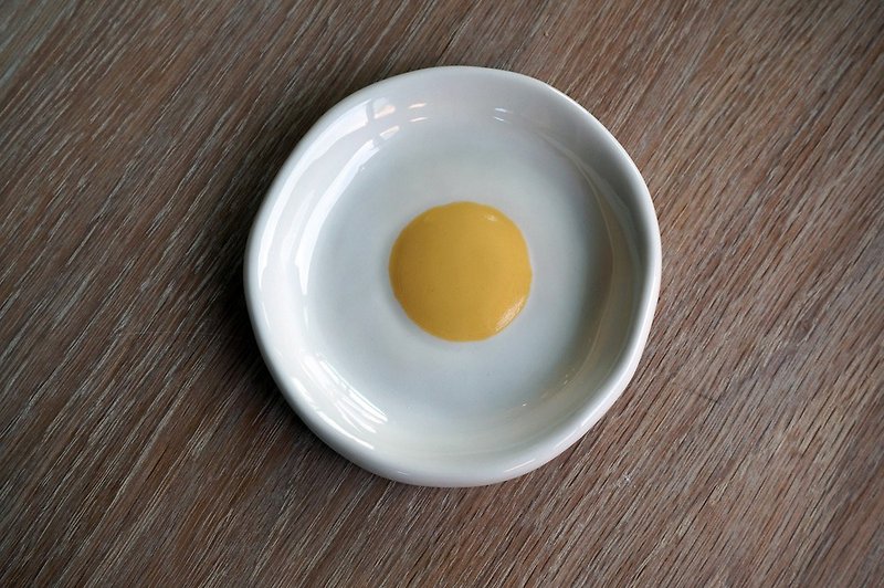 เครื่องลายคราม จานเล็ก สีเหลือง - Poached Egg Small Dish