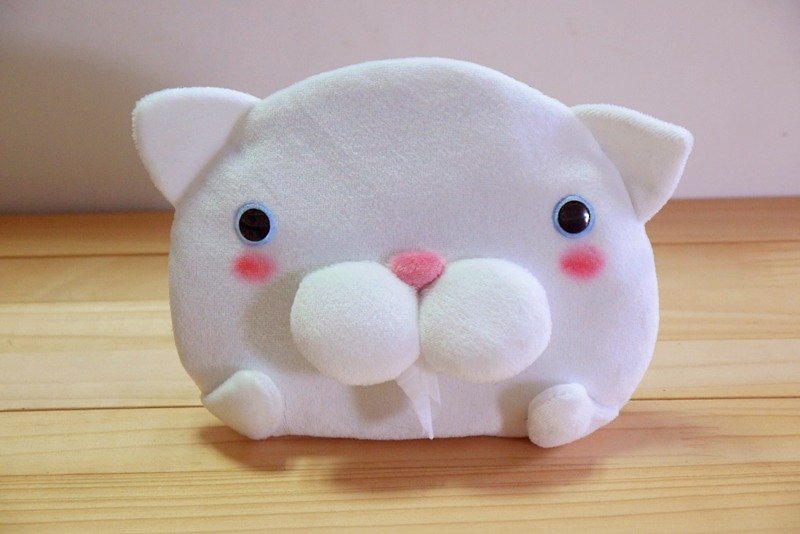Bucute makes you want to keep pumping portable tissue paper cover/birthday gift first choice/exchange gift/handmade/ - อื่นๆ - วัสดุอื่นๆ ขาว