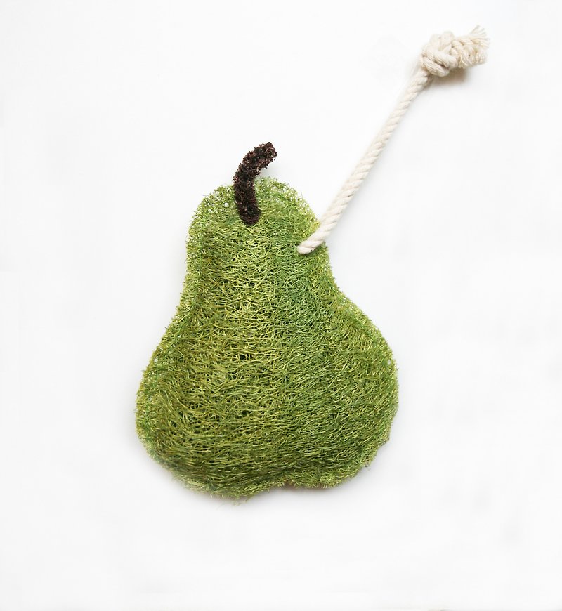 Scrubbing brush-natural kitchen vegetable melon cloth-avocado - Cookware - Plants & Flowers Green