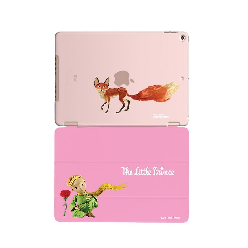 Little Prince Movie Version authorized Series - [secret] Fox "iPad / iPad Air" Crystal Case + Smart Cover (magnetic pole) - Tablet & Laptop Cases - Plastic Pink