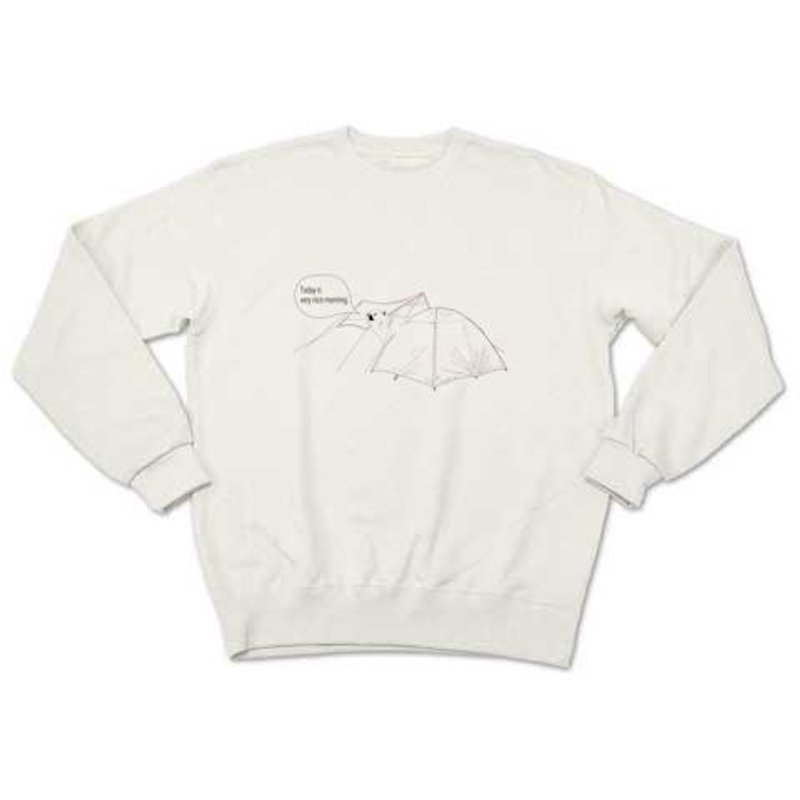 Today is very nice morning.（sweat white） - Tシャツ メンズ - その他の素材 
