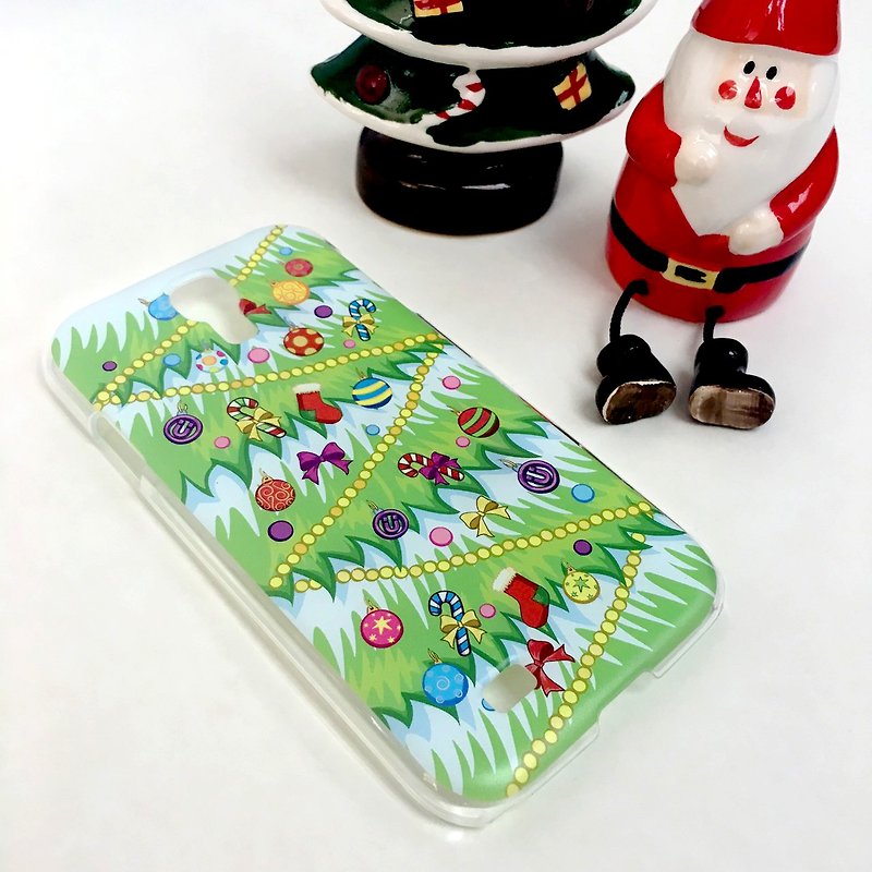 Christmas Series - Green Christmas Tree Print Soft / Hard Case for iPhone X,  iPhone 8,  iPhone 8 Plus,  iPhone 7 case, iPhone 7 Plus case, iPhone 6/6S, iPhone 6/6S Plus, Samsung Galaxy Note 7 case, Note 5 case, S7 Edge case, S7 case - เคส/ซองมือถือ - พลาสติก 