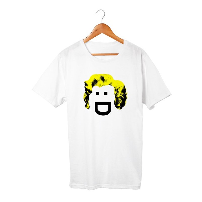 Marilyn T-shirt - เสื้อฮู้ด - ผ้าฝ้าย/ผ้าลินิน ขาว
